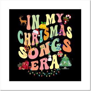Groovy In My Christmas Songs Era Xmas Family Gifts Posters and Art